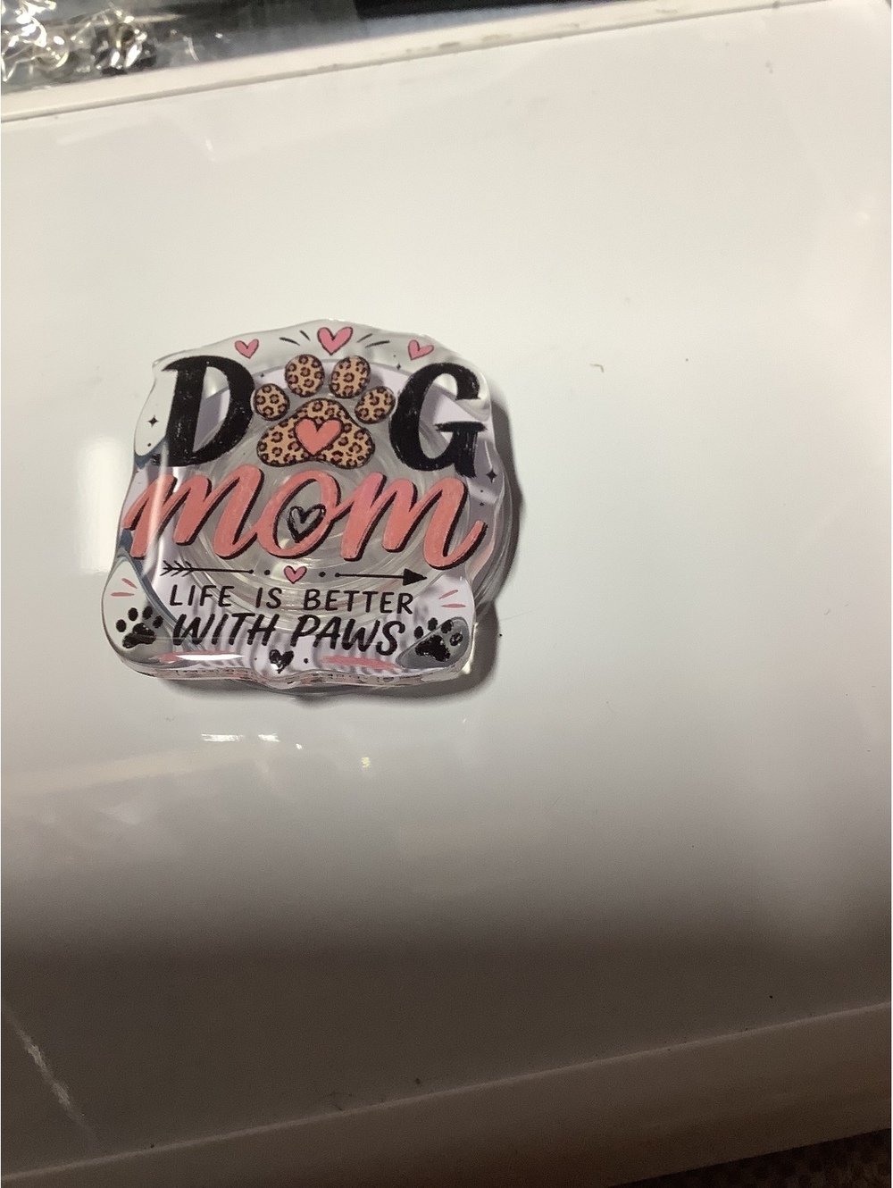 Dog Mom Socket Phone Grip Holder